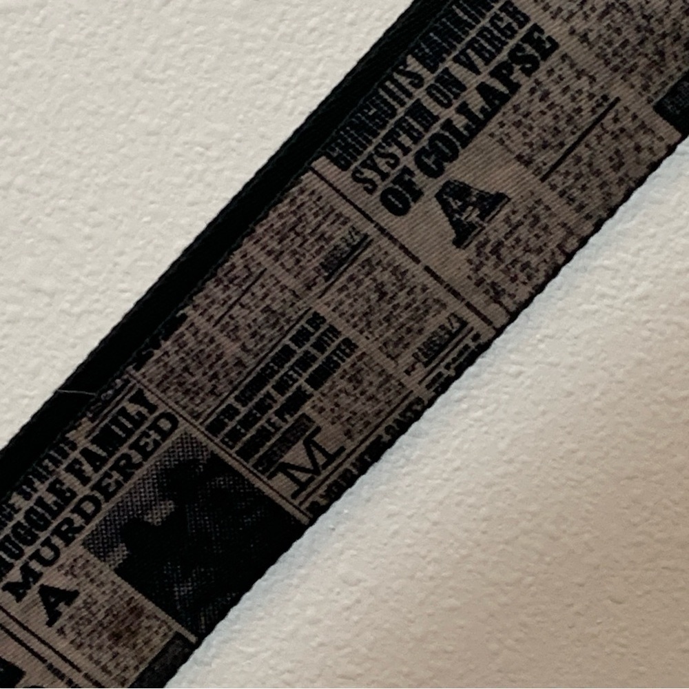Harry Potter x Buckle-Down Guitar Strap Nylon Adjustable RARE NWT Newspaper USA - Picture 10 of 16